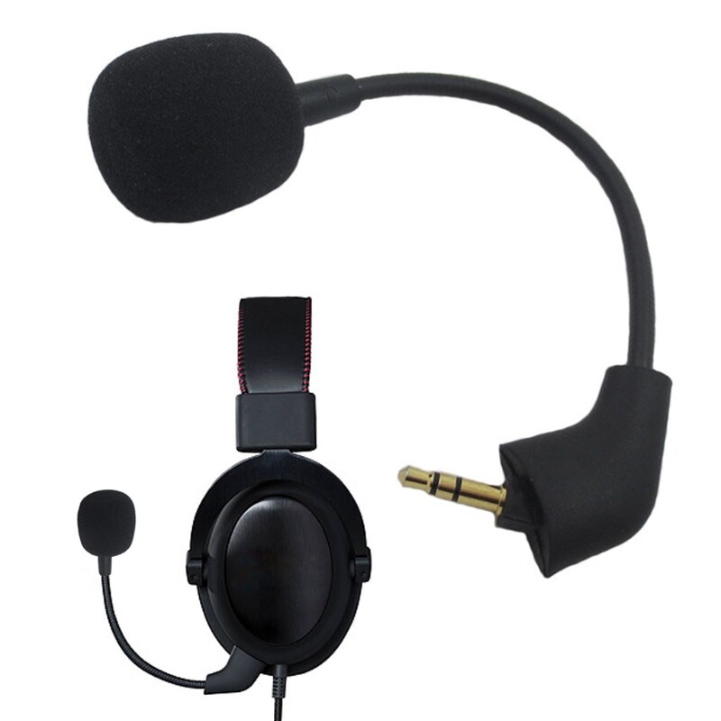 lacement Mic for Hyper X Cloud 2 II/Hyper X Cloud Sliver Gaming Headset 3.5mm Detachable Microphone