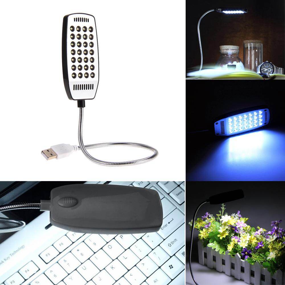 Bright 28 LED USB Mini Light Flexible Computer Lamp Laptop PC Desk Reading