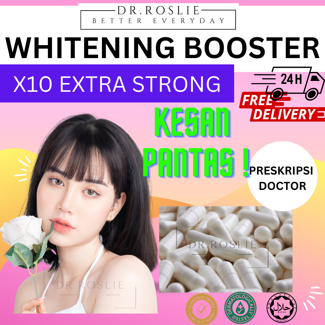 WHITENING BOOSTER X10 (60Biji) ️PROMO ️ PALING BERKESAN COLLAGEN PLUS