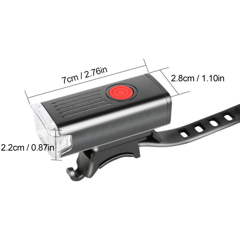 X-TIGER chống thấm nước đèn đầu xe đạp chống sốc Khung đèn đầu xe đạp an toàn đêm đi xe đạp đèn cảnh báo phổ + Đèn sau