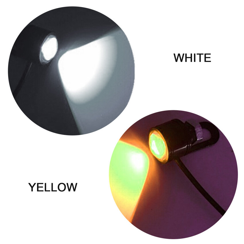 2pcs/pair12vMotorcycleLedStrobeLightsMotorcycleEagleEyeFlashlightWarningBrakeLightLampSpotlight