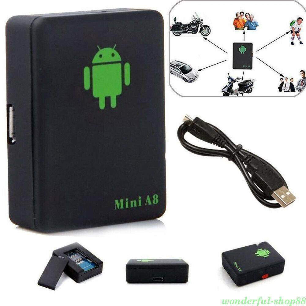 MINI A8 ระบุตำแหน่งติดตามแบบ GPS รถเด็ก Global อุปกรณ์ติดตาม Anti-Theft ...