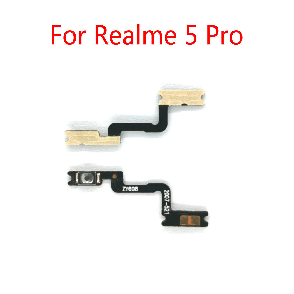 Nút Công Tắc Bật/Tắt Nguồn Cho OPPO Realme 5 Pro Nút Tăng Giảm Âm Lượng Cạnh Phụ Tùng Thay Thế Cáp Dẻo