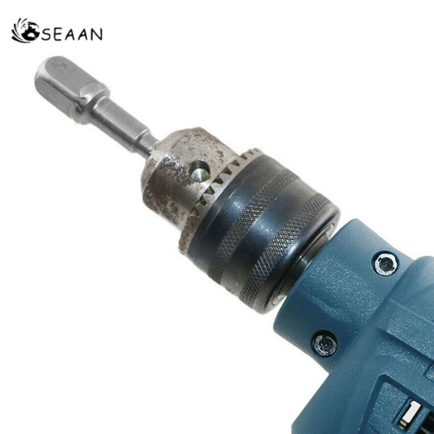 Bộ Chuyển Đổi Ổ Cắm Khoan 8 Cái Cho Máy Khoan Động Lực Với Chuôi Lục Giác Sang Đầu Khoan Hình Vuông Thanh Nối Dài 1/4 "3/8" Bộ 1/2 Mũi