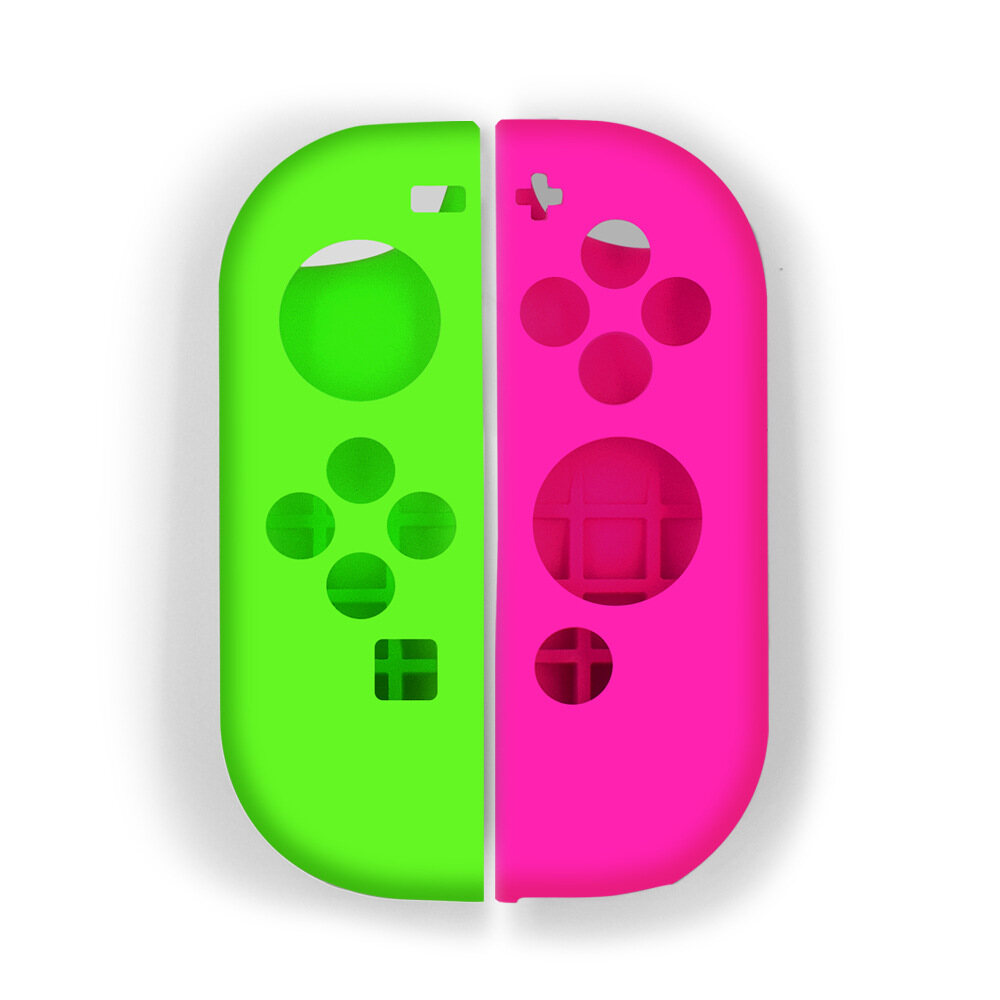 Silicone Handle Cover Non-slip Drop-resistant Protective Sleeve Compatible For Nintendo Switch Joycon