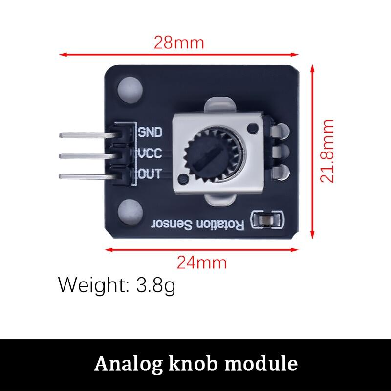 WAVGAT Mô-đun Bộ Mã Hóa Quay Cho Arduino Cảm Biến Gạch Phát Triển Vòng Chiết Áp Xoay Âm Thanh Nắp Núm EC11