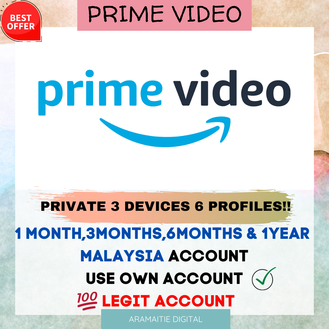 Amazon Prime Video Subscription Malaysia Unlimited Streaming Of Movies And Tv Episodes Lazada