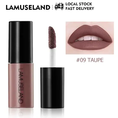 [Local Stock/Fast Delivery] LAMUSELAND 12Colors Waterproof Long-Lasting Mini Lipstick Matte Lip Gloss