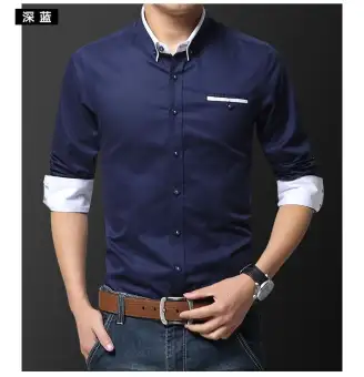 slim fit business casual shirts