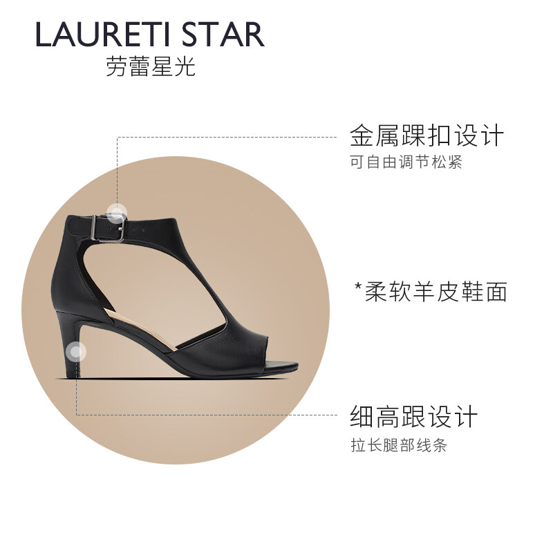 Laureti 2024 star sandals