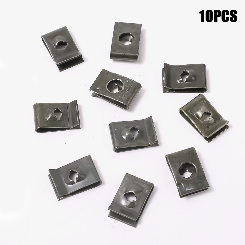 10/30/50pcs Self-tapping Screw Washer U-shaped Metal Clip Fastener for M4 M5 Screws