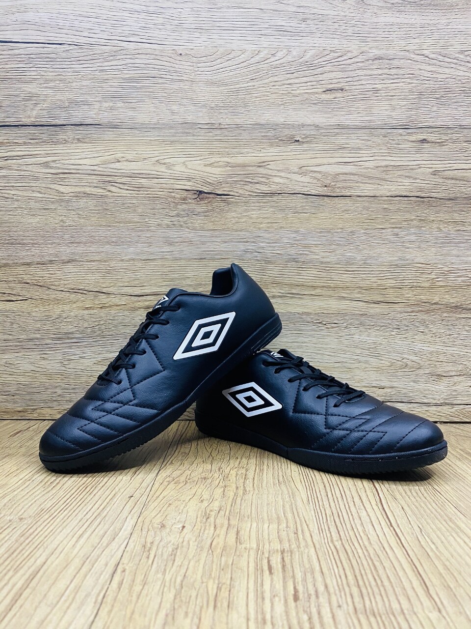 black futsal shoes