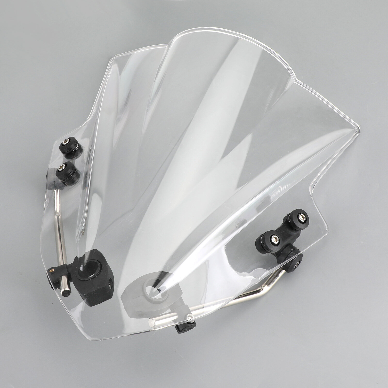 Areyourshop Kính Chắn Gió Xe Máy 22mm Trong Suốt Tay Cầm Nhựa Honda Kawasaki KTM Yamaha Vespa Harley