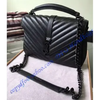 ysl college bag black hardware