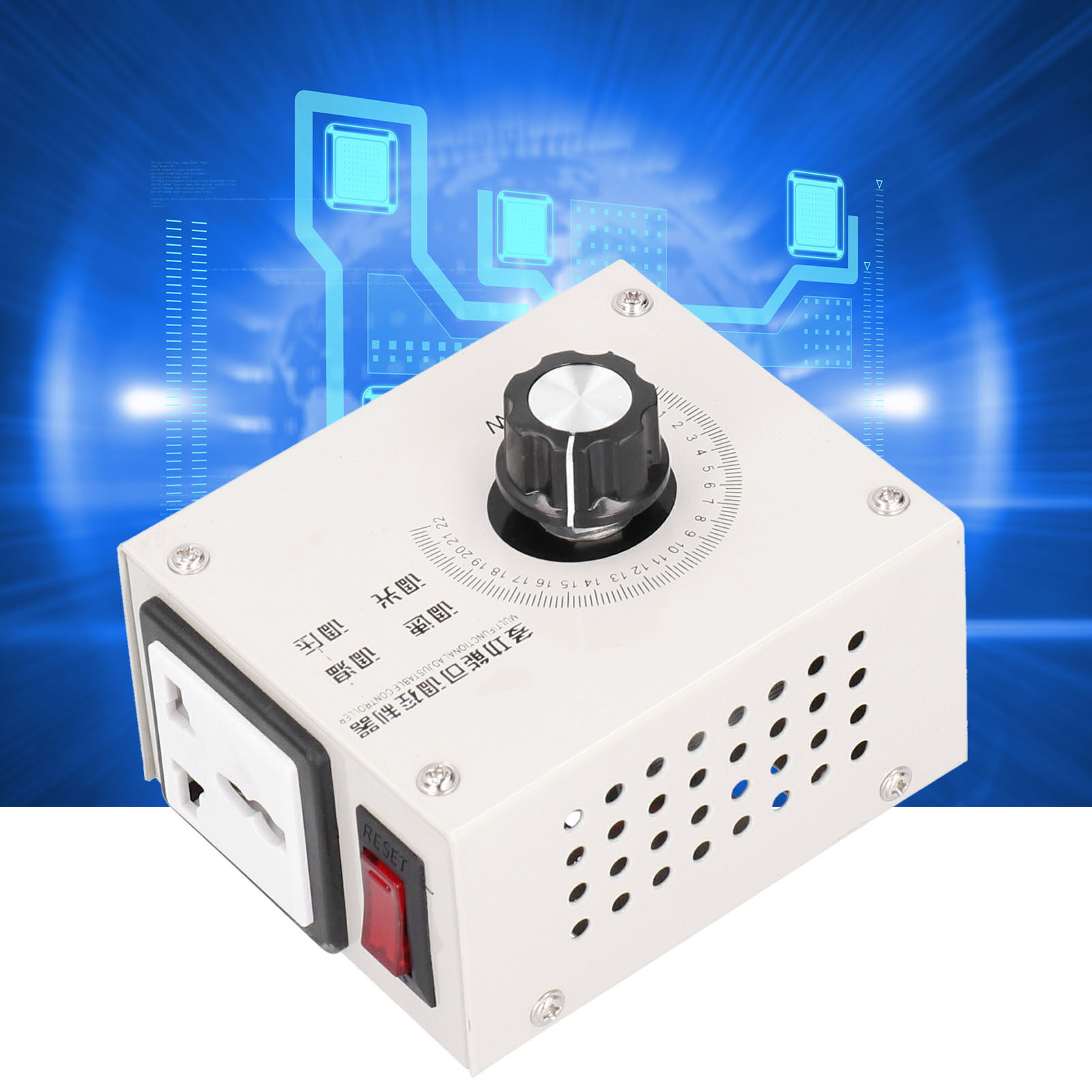4000W SCR Voltage Regulator Dimmer High Power Electronic Thyristor Controller AC110/220V U.S. regulations