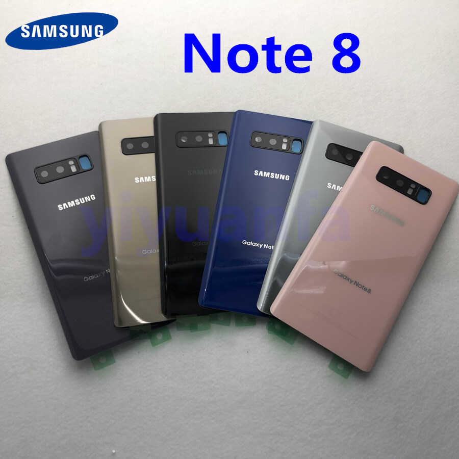 Samsung Galaxy NOTE 8 N950 SM-N950F Back Cover Door Housing ear Camera Glass Lens Frame Replacement Repair Parts Tools