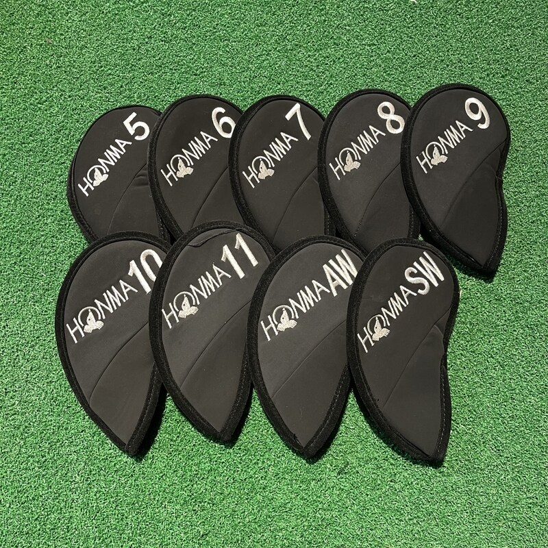 ☇ Golf club wooden club set honma red horse men's club head cover club cap cover putter cover