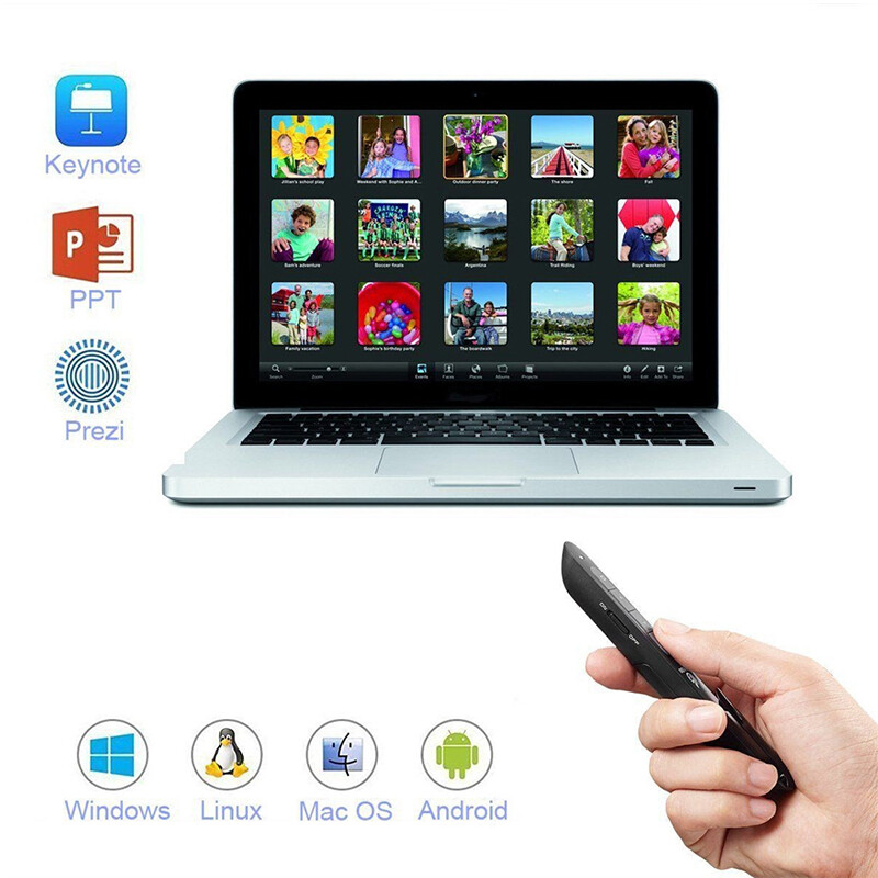 [Mecola] MXU 2.4GHz Wireless Presenter PowerPoint Presentation Remote Control Laser PPT Pen