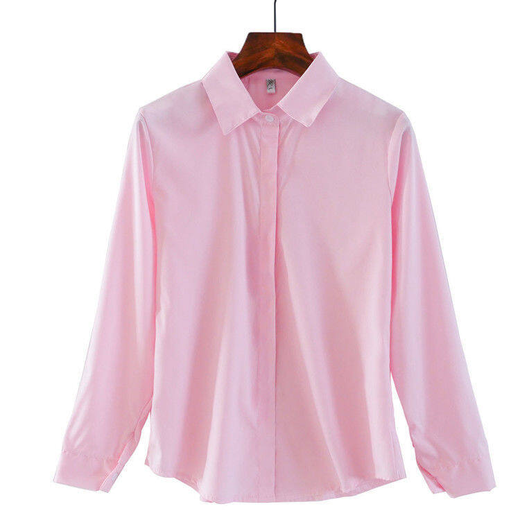 UseaStudio women's white shirt long sleeve chiffon shirt top 502T038
