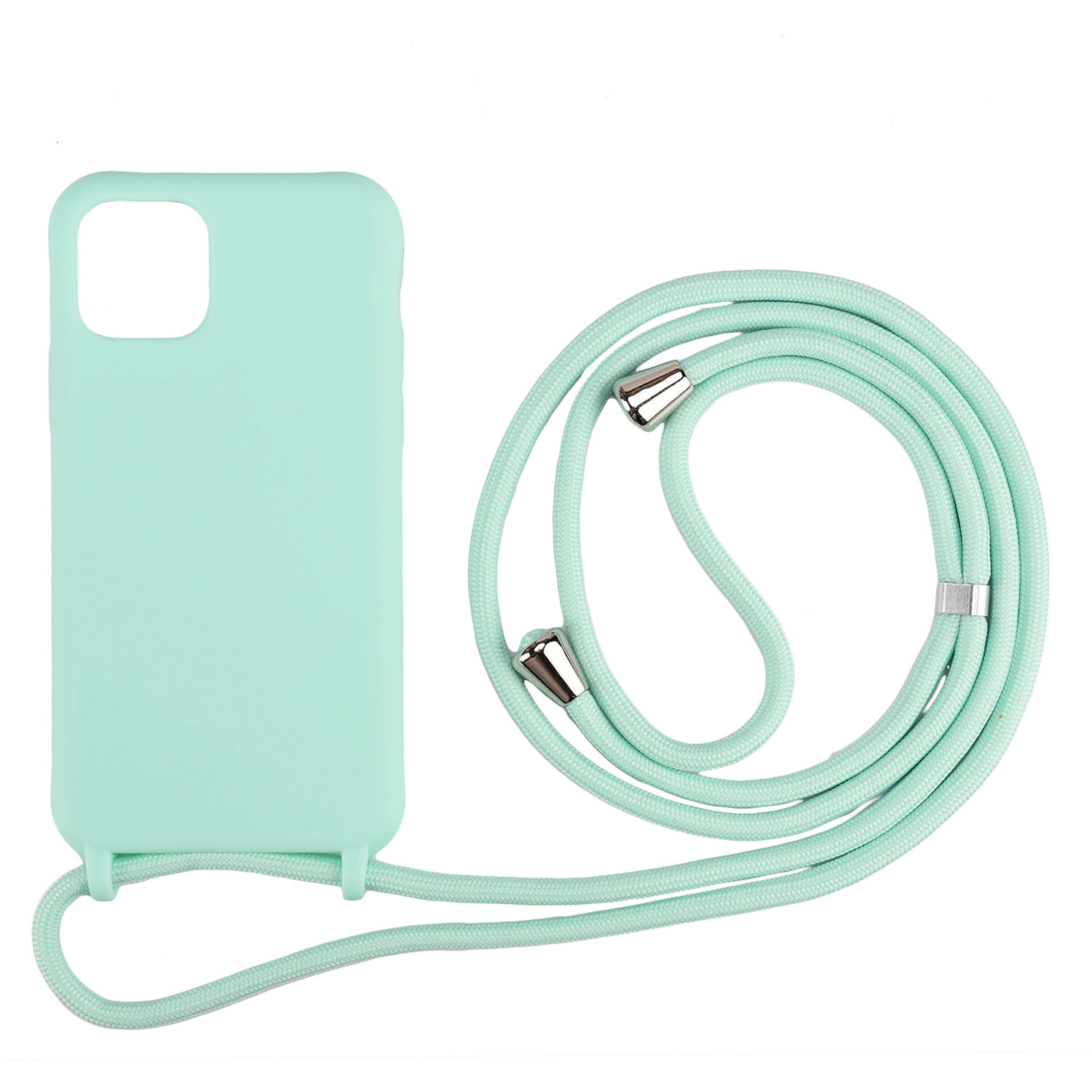 Shockproof Silicone Case For Apple iPhone 13 Pro Max mini 11 /iPhone 12 Pro Max XS MAX XR 7 8 Plus Case Lanyard Neck Strap String Phone Cover iphone Case