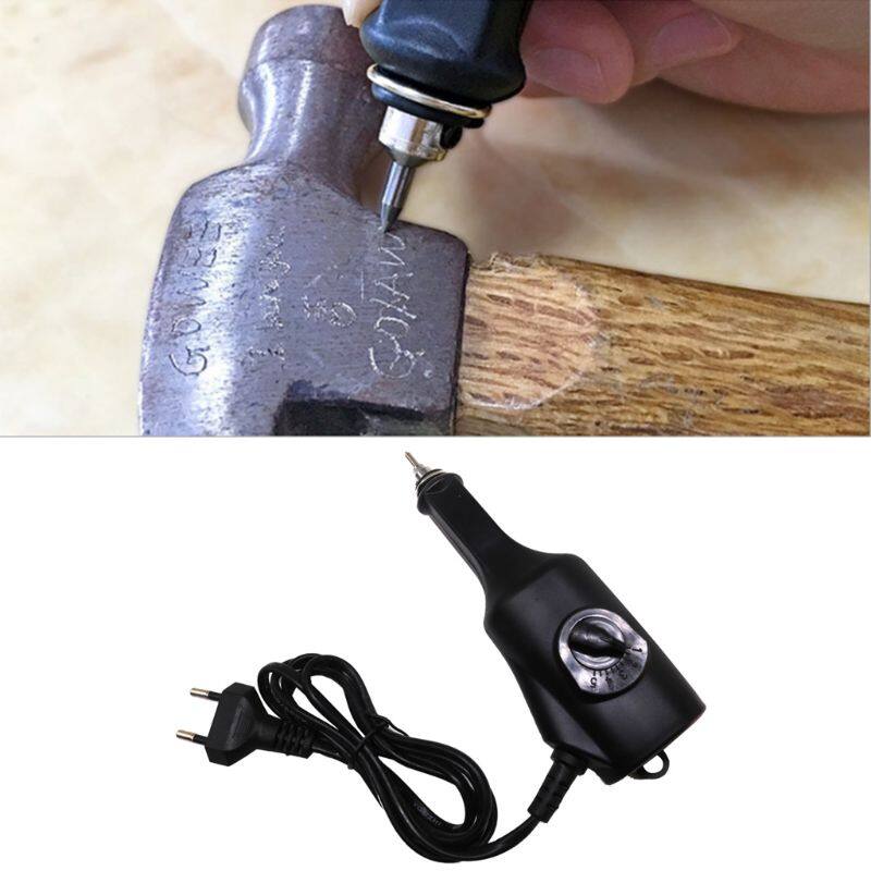 220V Electric Engraving Carving Pen Plotter Machine Chisel Tips on Metal Wood Glass Plastic Ceramic