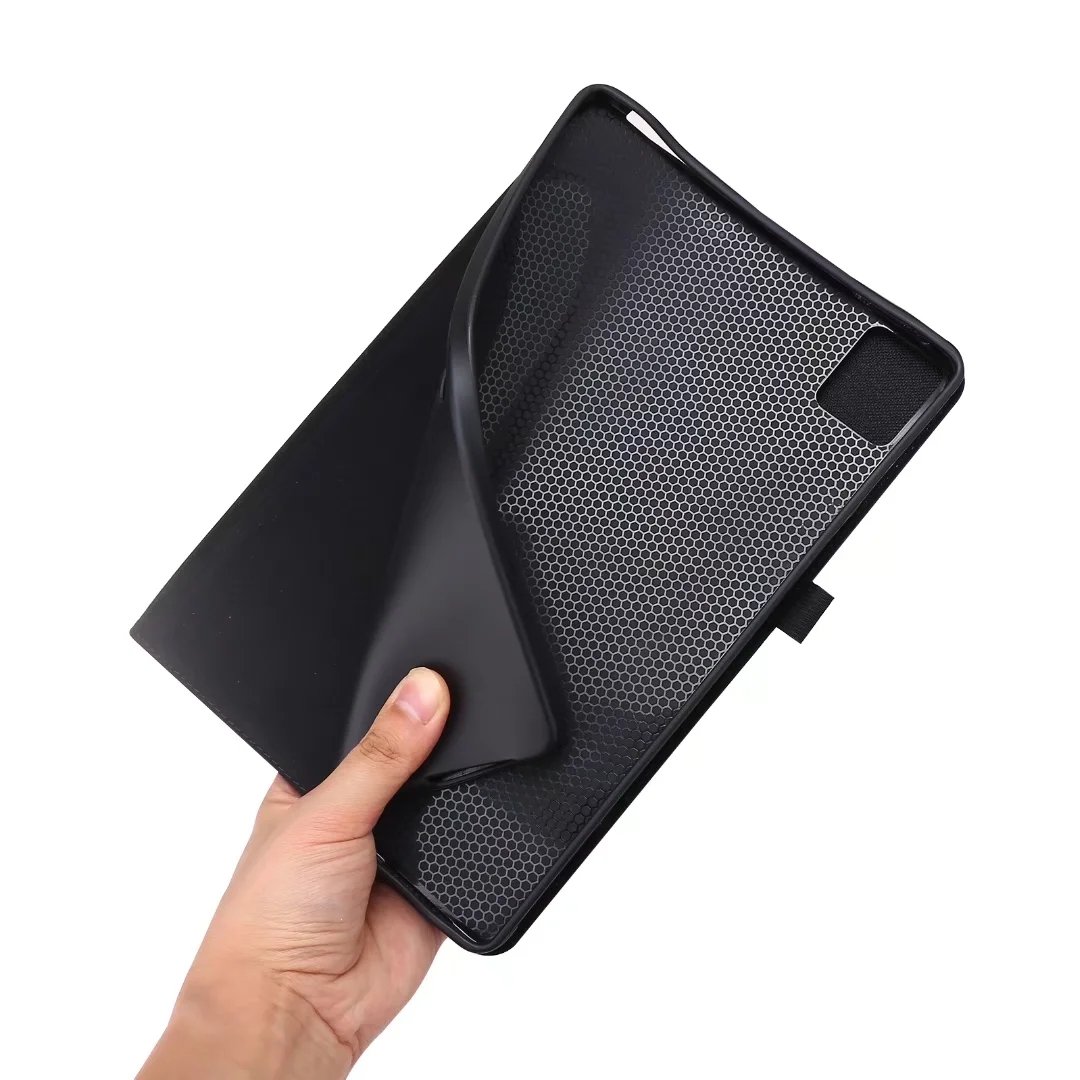 Jeans Fabric Pattern Flip Case for Nokia T20 10.4 inch Soft Stand Cover