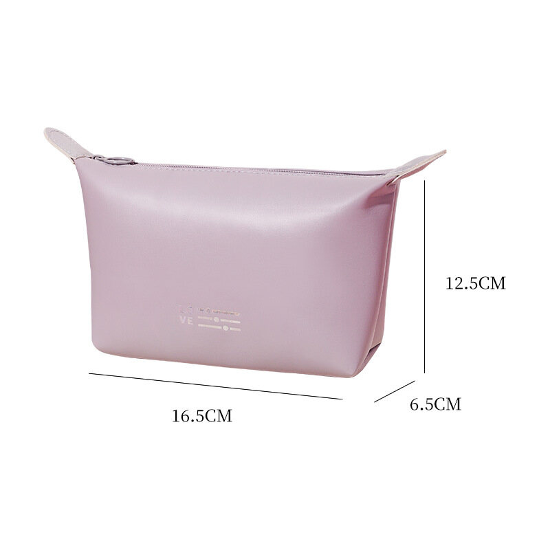 Deere Jack New makeup bag dumpling bag waterproof makeup bag Toiletry bag Convenient handheld storage bag candy color makeup bag