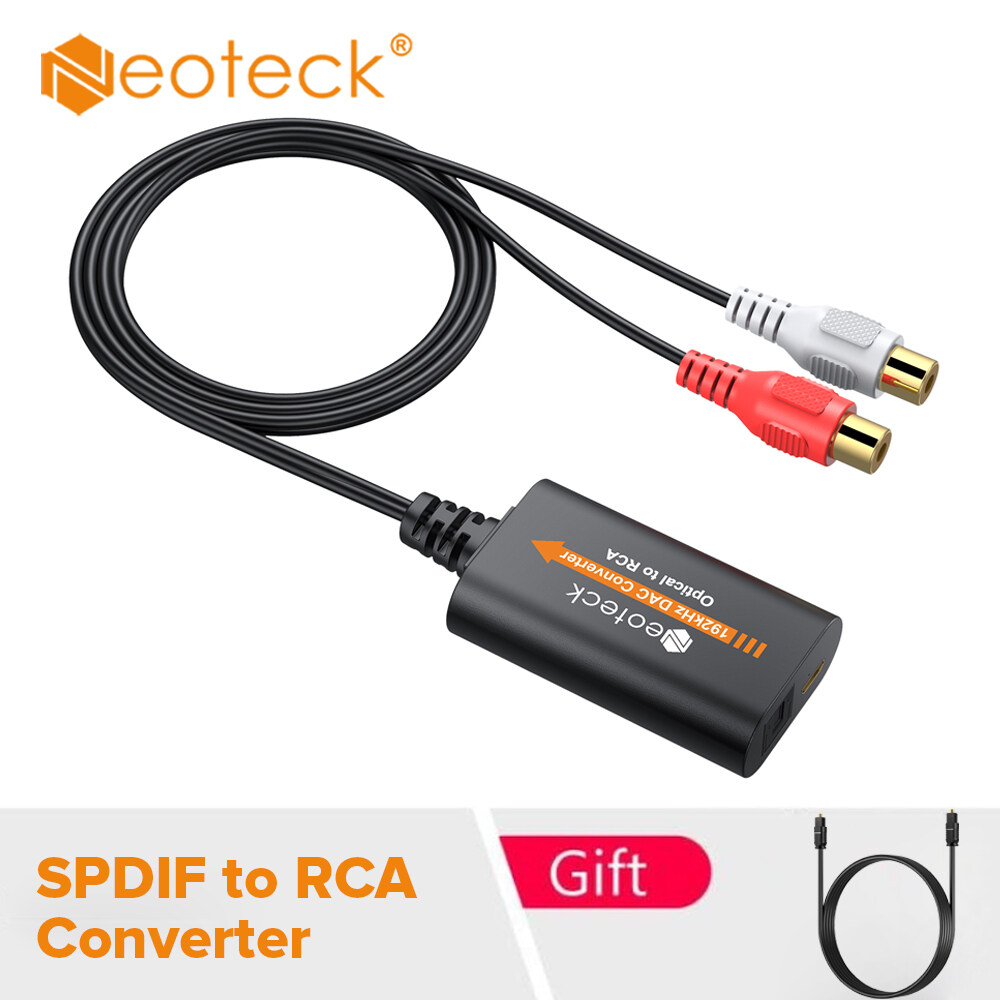 Neoteck Bộ Chuyển Đổi Âm Thanh Kỹ Thuật Số Sang Analog 192KHz SPDIF Sang