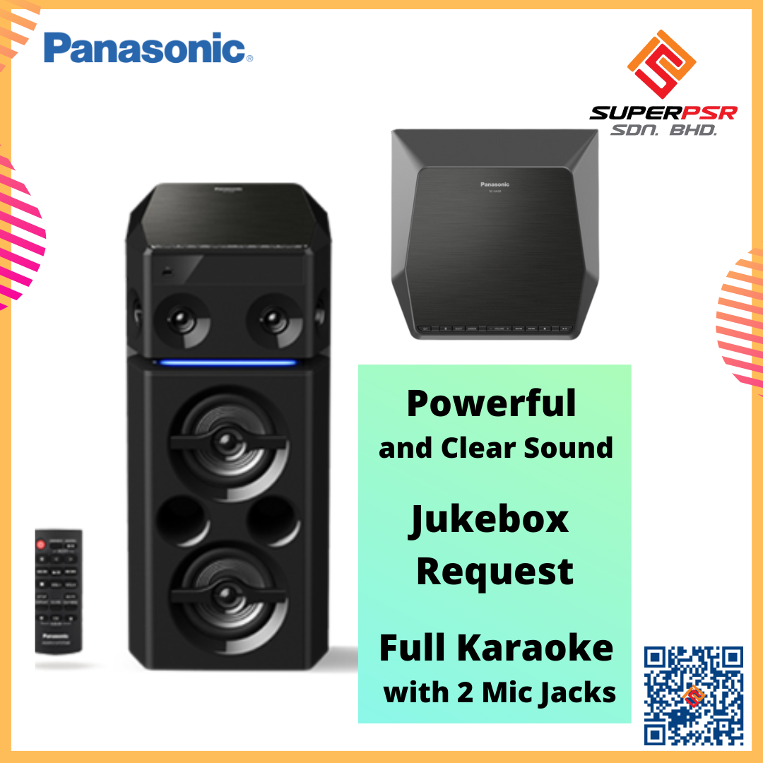 PANASONIC SCUA30 Sound System Urban Audio 3300W SCUA30GSXK Woofer