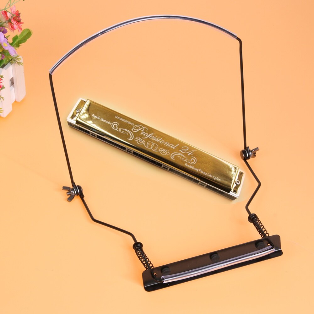 10 Holes Harmonica Special Stand Hang Neck Type Clamp Multi-Purpose Clip