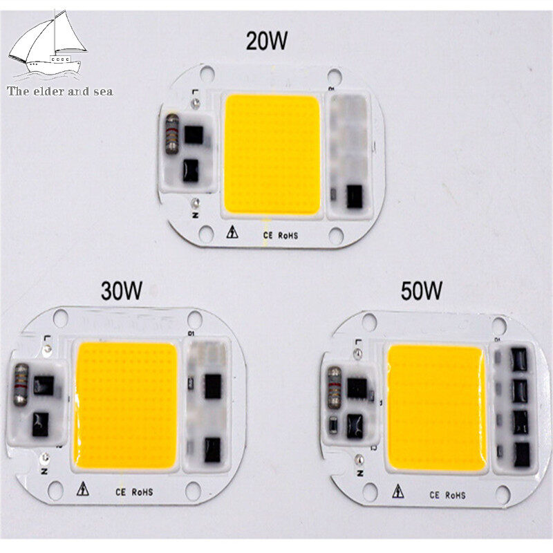 Chip LED COB Áp Suất Cao Không Cần Trình Điều Khiển AC 220V 20W/30W/50W Nguồn Sáng