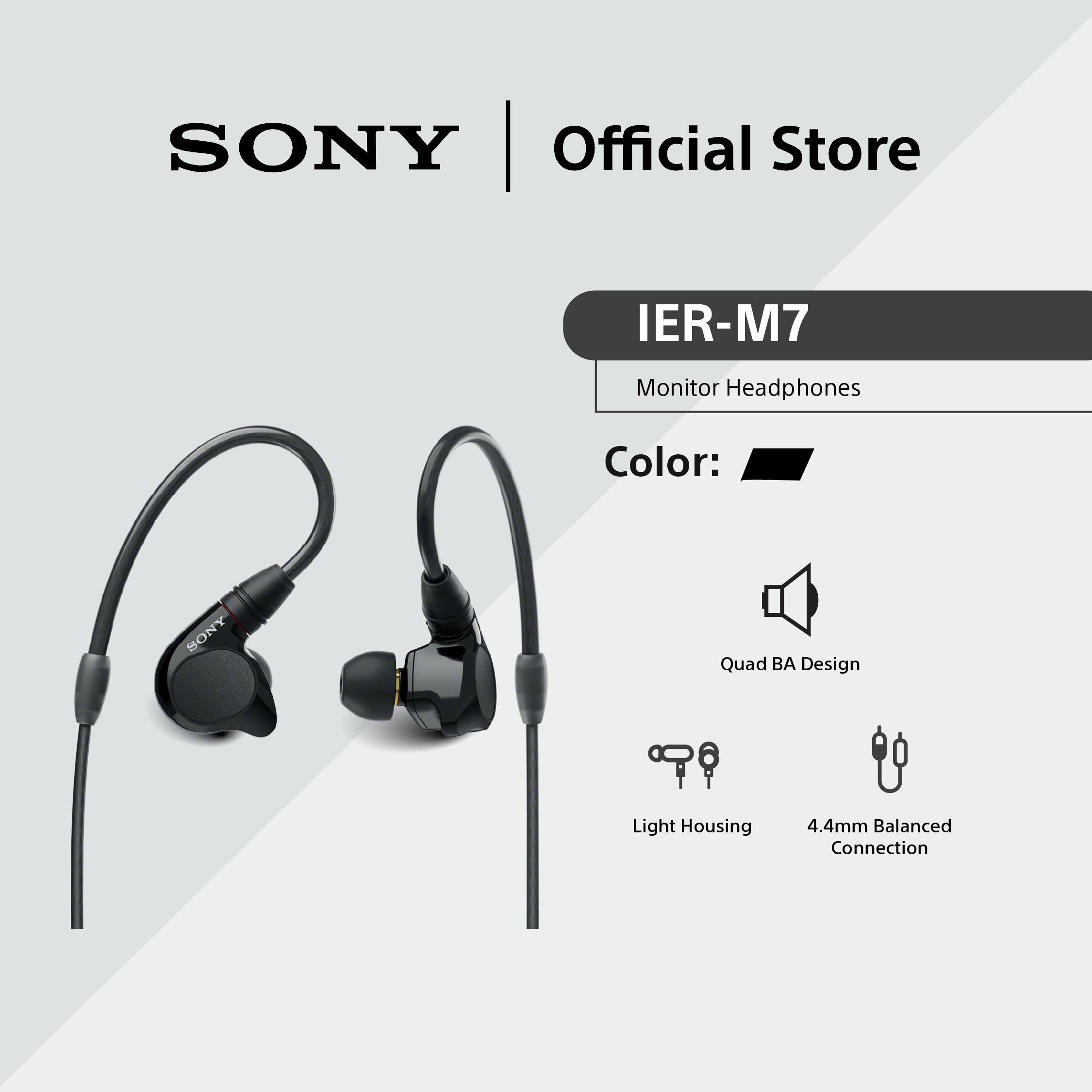 Sony Ier M7 Inner Ear Monitors Sony IER-M7 In-ear Monitor Headphones