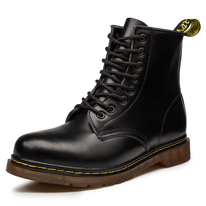Dr.Martens 1460 Martin Boots Crusty Couple Models Shoes Boots Smooth leather boots round head Unisex Work Shoes Size35-48