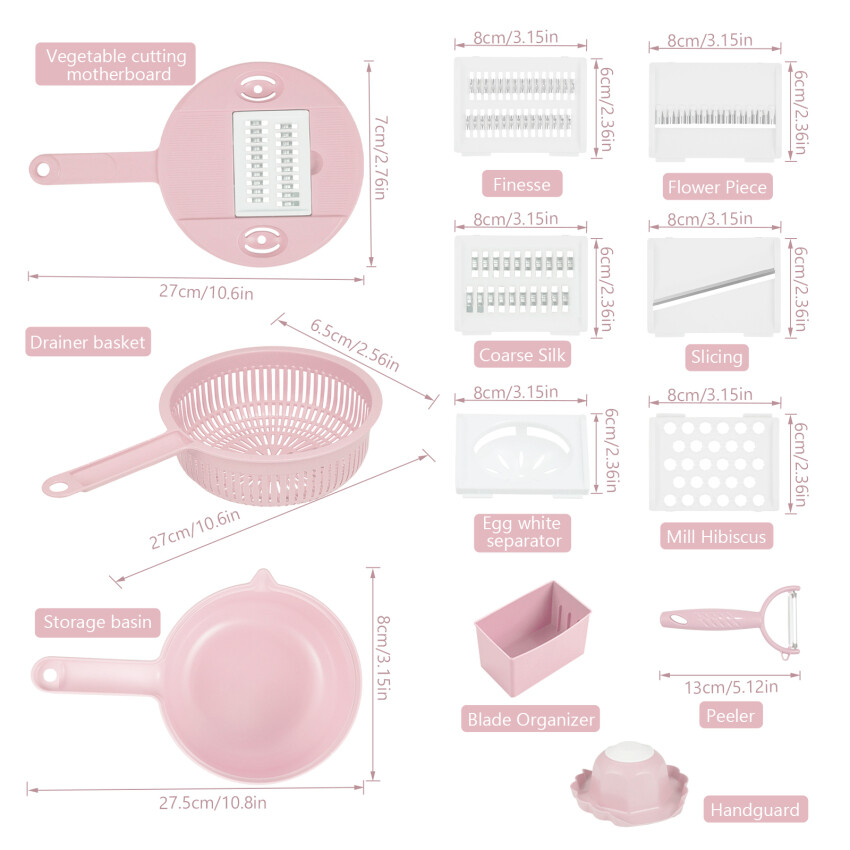 Multi-Functional Kitchen Peeler (12 Pieces) Stainless Steel Peeler Kitchen Peeler Multi-Functional Kitchen Peeler Instruction Manual Vegetable Kitchen Peeler