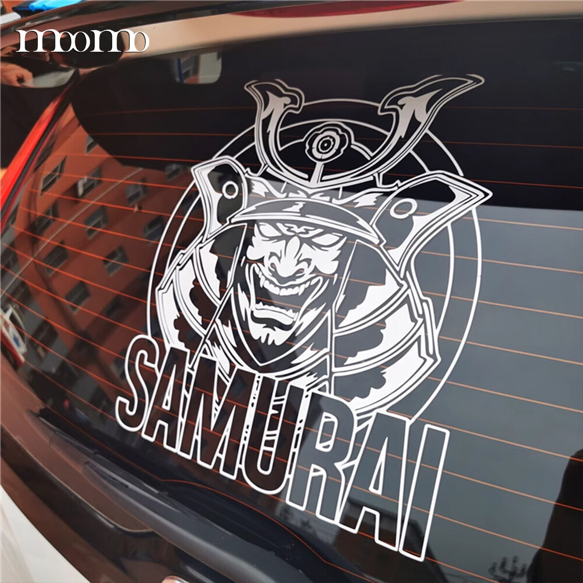 JDM Miếng Dán Phản Quang Cho Xe Hơi Đề Can Chống Nước Samurai Miếng Dán Trang Trí JDM Kính Chắn Gió Phía Sau