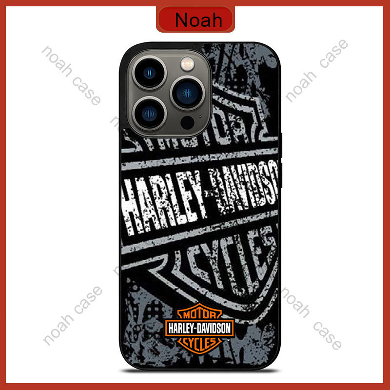 Motorcycles harley davidson logo phone case for iphone 14 pro max / iphone 13 pro max / iphone 12 pro max / samsung galaxy note 20 / s23 ultra anti-fall protective case cover 331