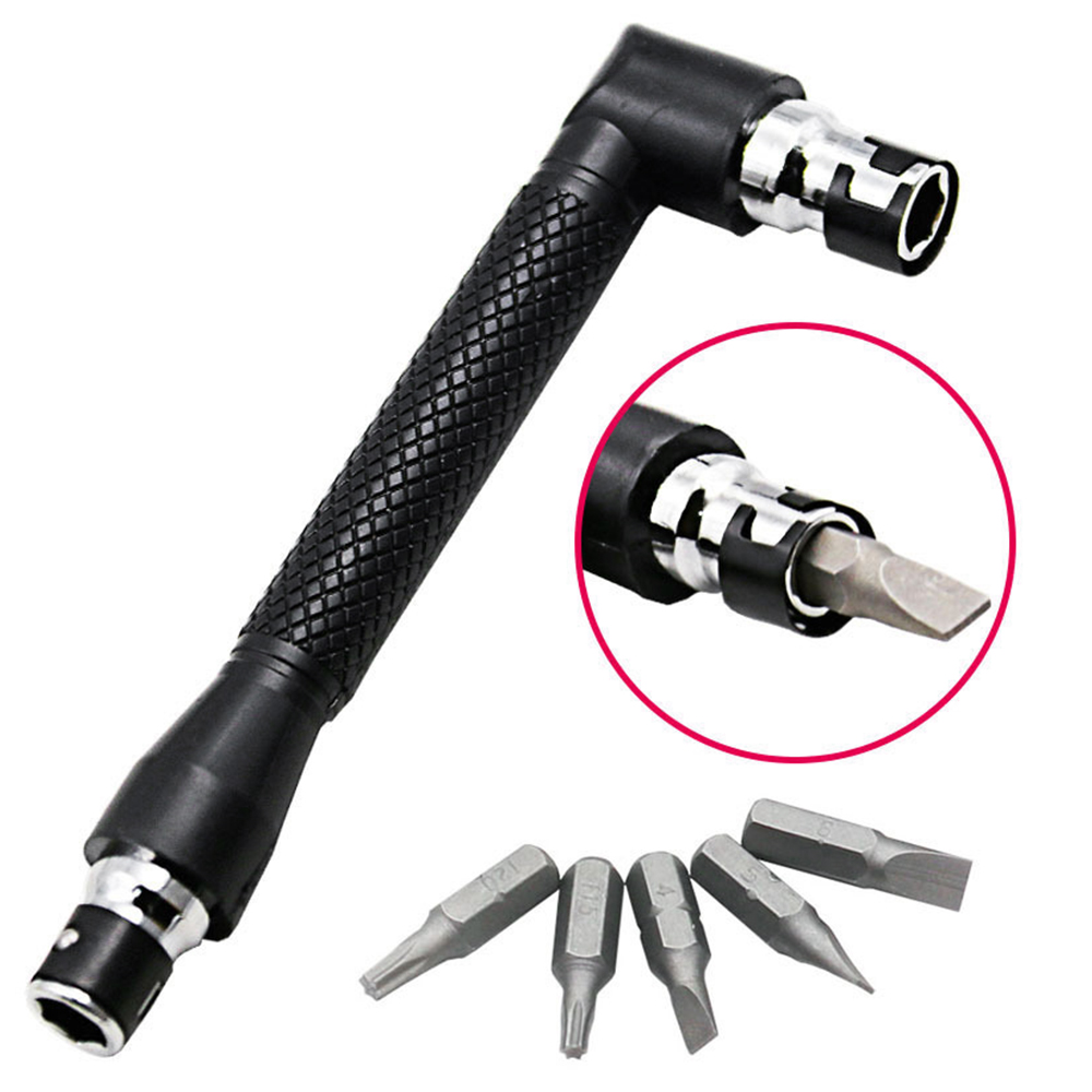 6.35mm Mini Wrench Set Double Head Ratchet Wrench Socket Spanner with 10 Screwdriver Bits