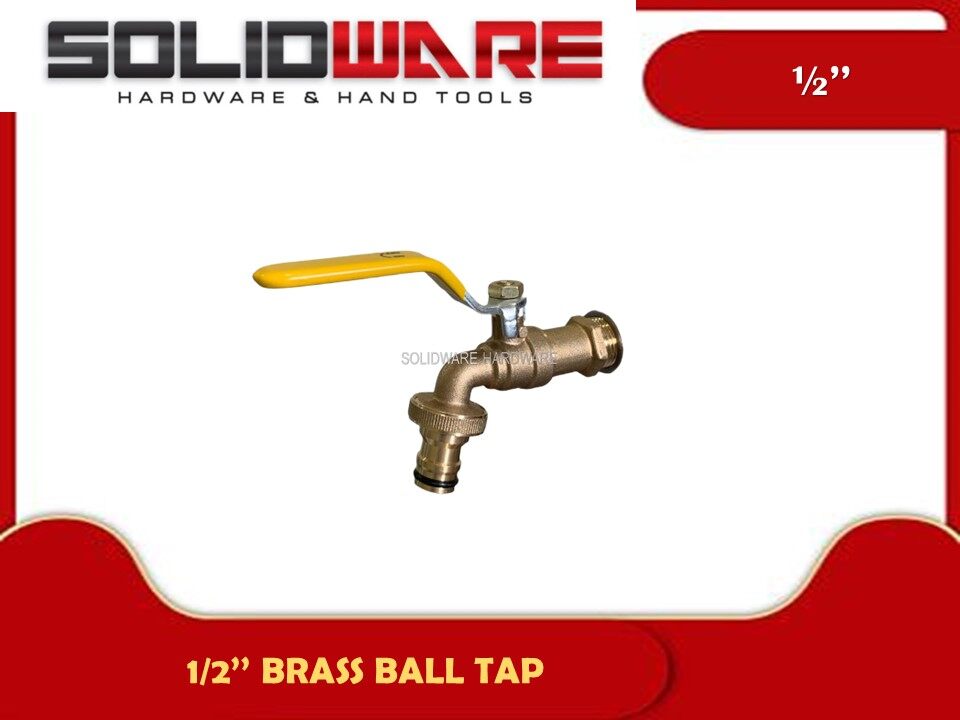1/2’’ BRASS BALL TAP WASHING MACHINE TAP Lazada