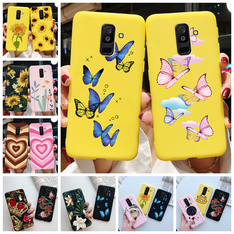 Case For Samsung Galaxy J8 2018 Cover J810 J810F Soft Silicone New Stylish Phone Cases For Samsung J8 2018 6.0 inch