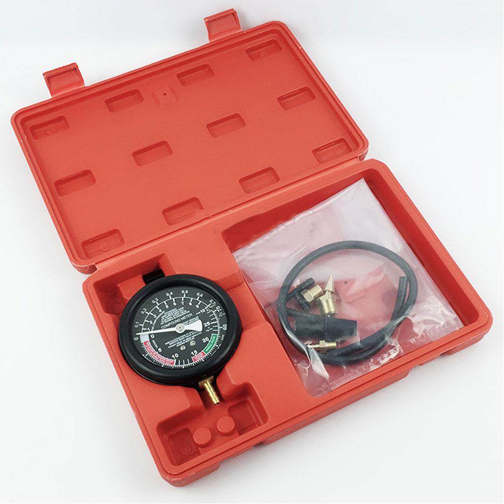 High Precision Car Engine Vacuum Pressure Gauge Meter For System Vacuum System Sealing Leak Checker Tool