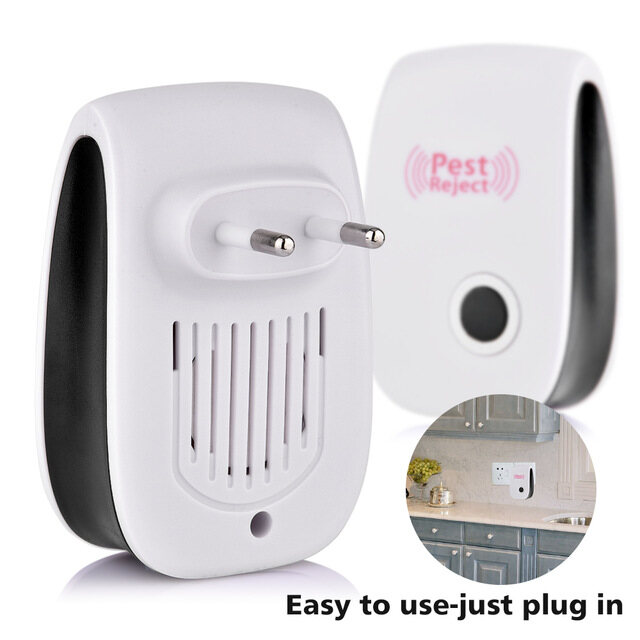 2022 Upgraded Ultrasonic Electronic Repellent Pest Control Repeller Plug in Indoor Usage Best Pest Controller to Bugs Insects Mice Ants Mosquitoes Spiders Rodents and Roach
