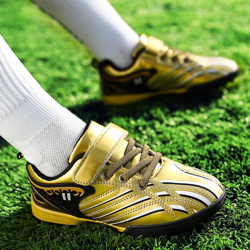 Xinghai Toko Velcro Anak Sol Yang Putus-putus Sepatu Sepak Bola Sepatu Sepak Bola Sekolah Dasar Sepatu Kets Latihan