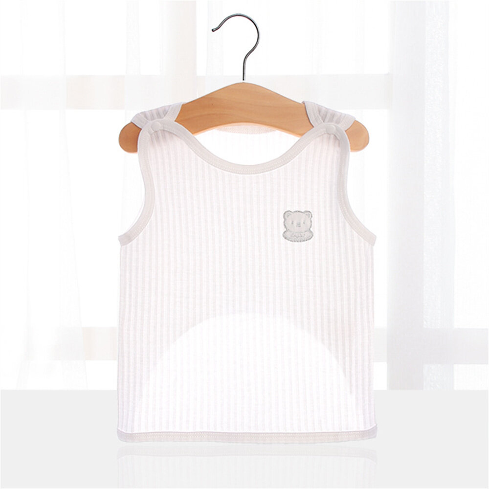 AISAMEFE Baby Vest Summer Pure Cotton Newborn Baby Half Back Vest Thin Urine Wet Newborn Sling