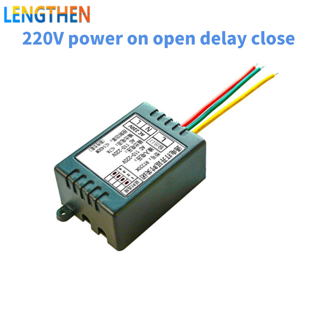 FocusAi  Công Tắc Rơ Le Thời Gian Trễ AC 110V ~ 250V Điện Mini On Delay Rơle Đo Thời Gian Cho Đồng Hồ Đếm Ngược Công Tắc Tường Của Quạt Phòng Tắm