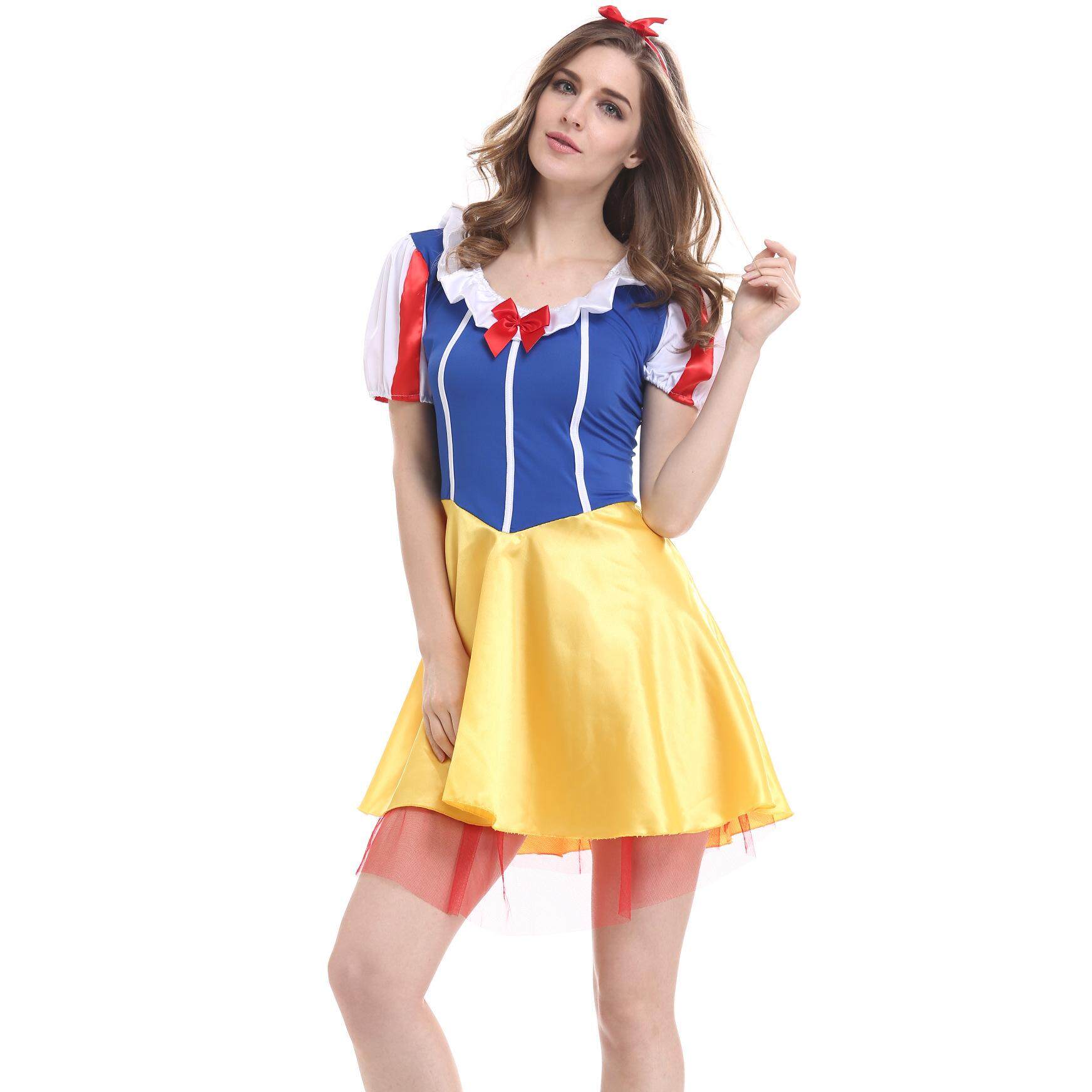 Nature Star Adult Sexy Fairytale Snow White Halloween Masquerade Ladies Fancy Dress Costume