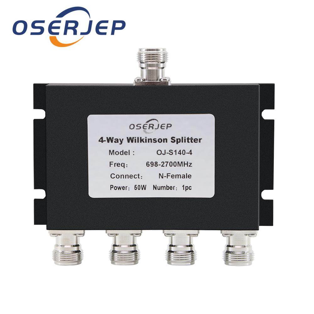 698 ~ 2700MHz Power Splitter Splitte 4-Way N หญิง Splitter Power ...