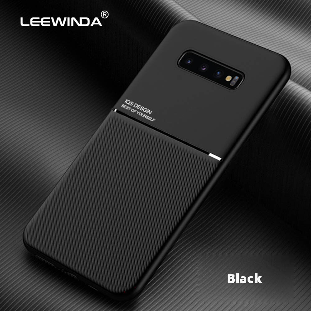 LEEWINDA For Samsung Galaxy S10E Phone Case,For Samsung Galaxy S10 Plus Cases，Luxury Rubbed Pattern Shell Twill Ultra thin Shockproof Back Cover