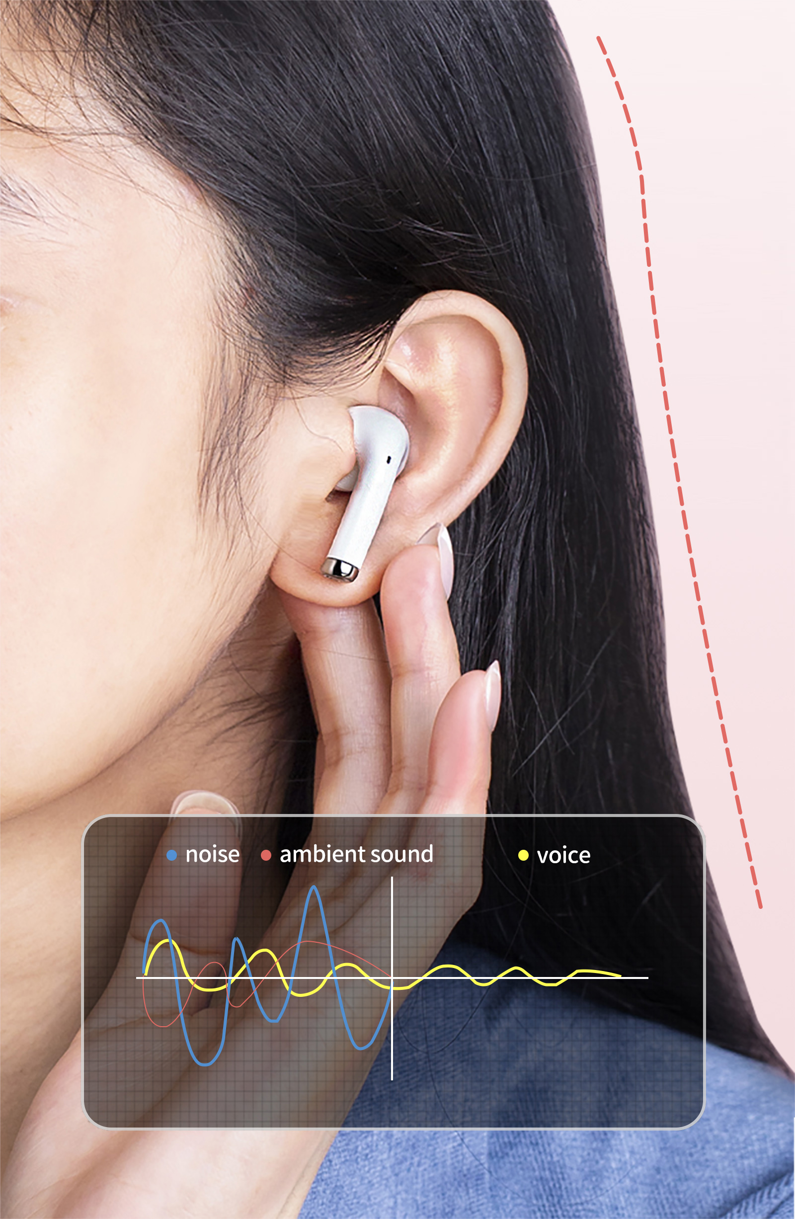 Miffy Bluetooth tai nghe gắn tai không dây Pro