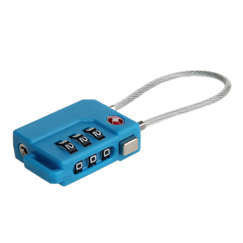 1Pc TSA Resettable 3 Digit Combination Travel Luggage Suit Code Lock Padlock