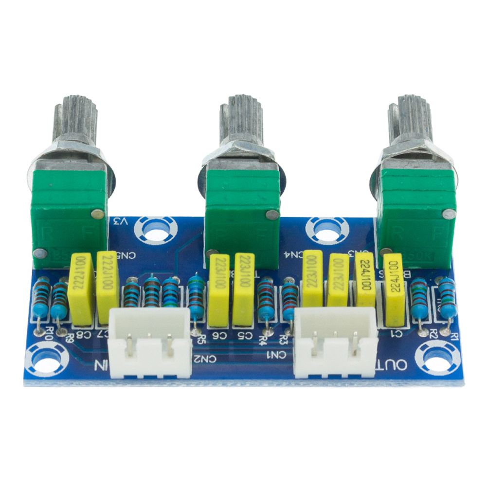 Professional Passive Preamplifier Tone Board HiFi Treble Bass Volume Control Module
